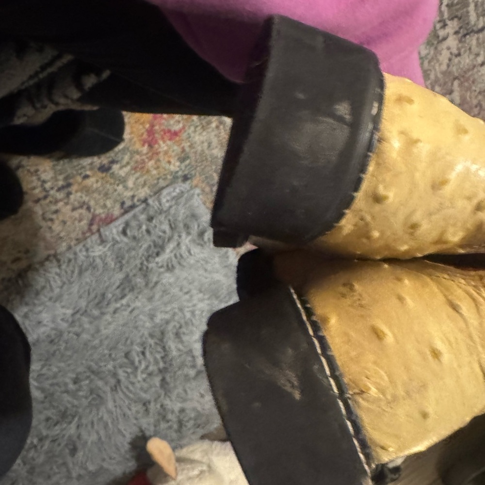 Women’s Western Boots - Yellow and Red - Picture 5 of 5